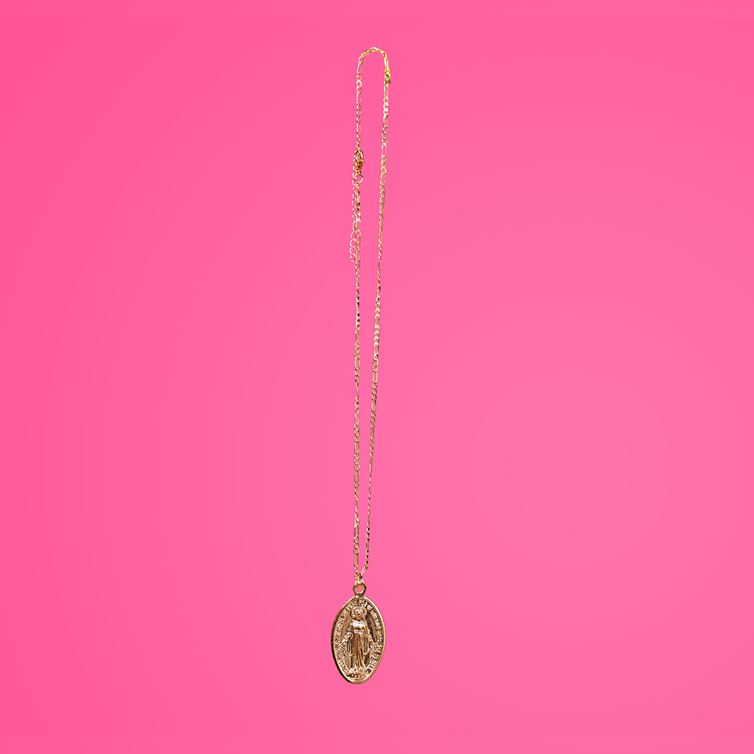 Mother Mary Pendant Choker (gold)