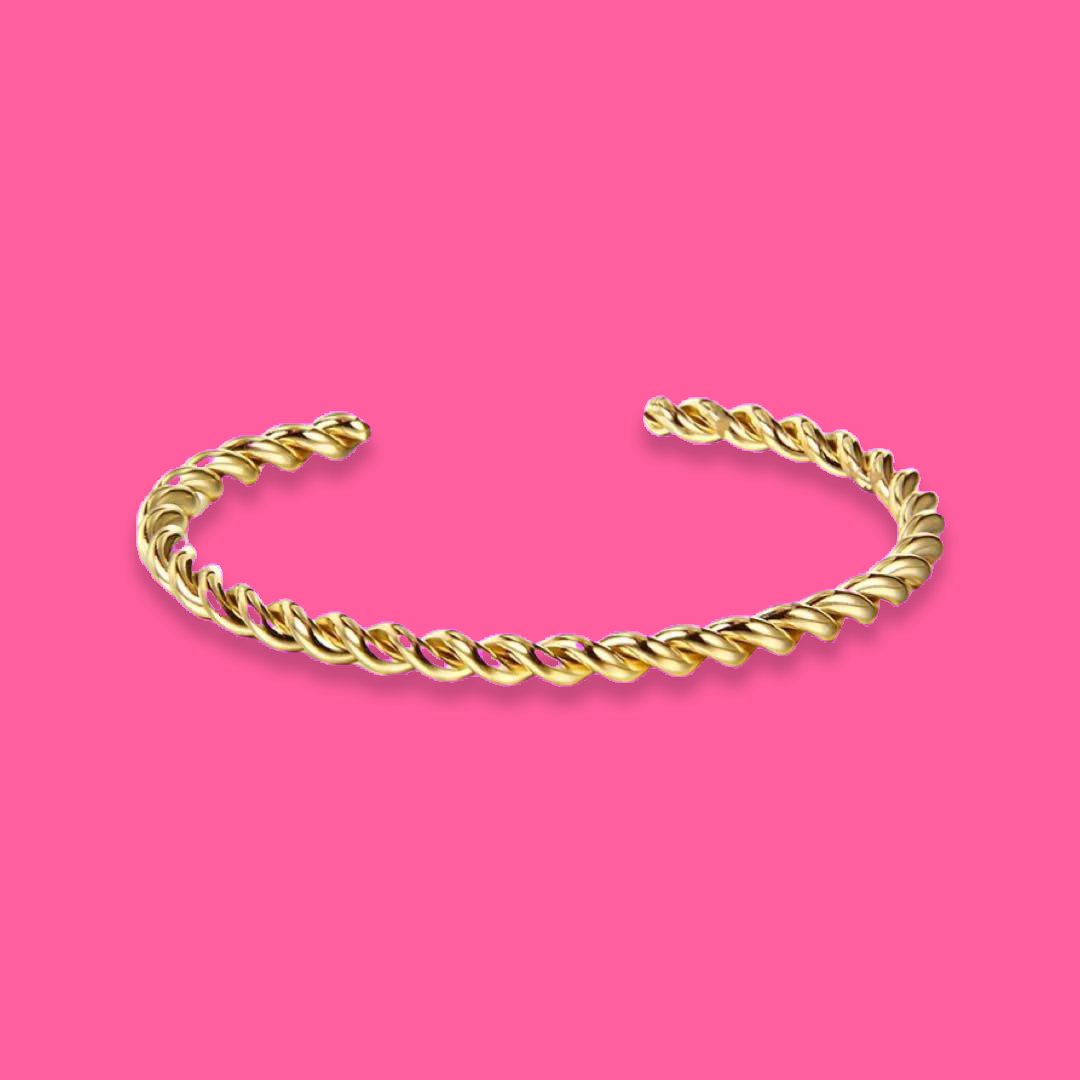 Twist Bangle (gold)