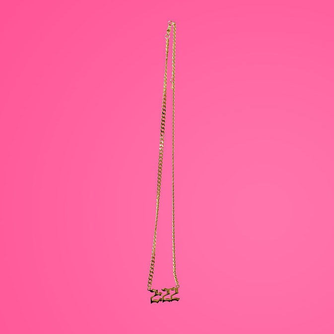 2:22 Necklace (gold)