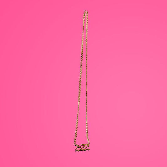 2:22 Necklace (gold)