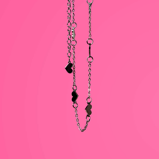 Small heart choker (silver)